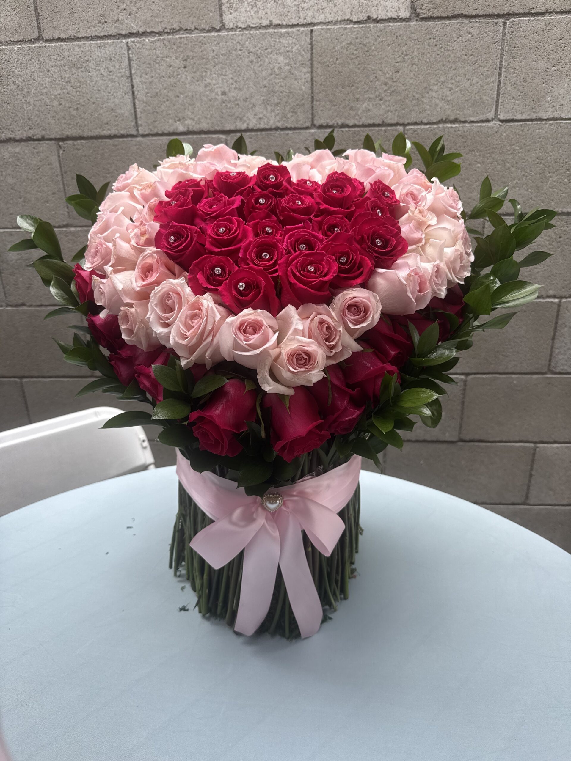 A birthday rose bouquet by Fleur Sisters